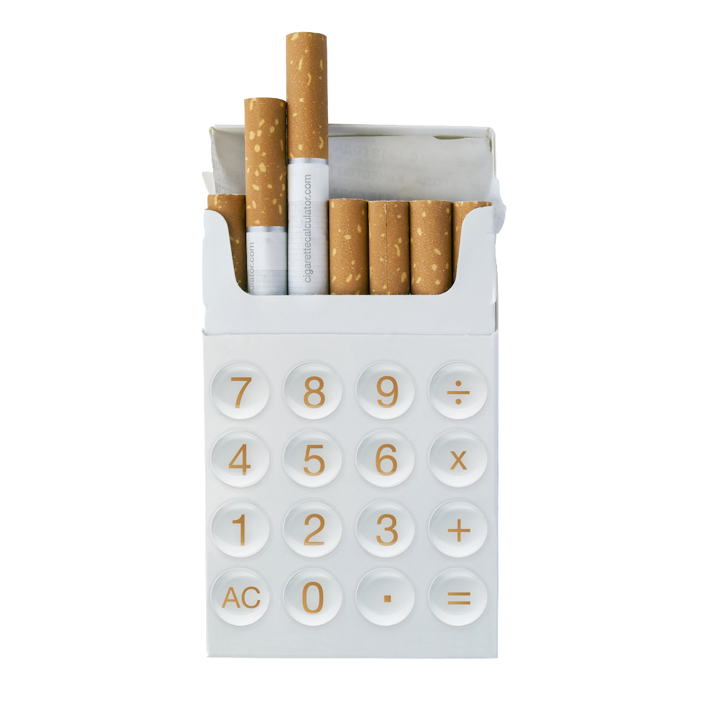 Every pack of cigarettes not smoked is money saved.